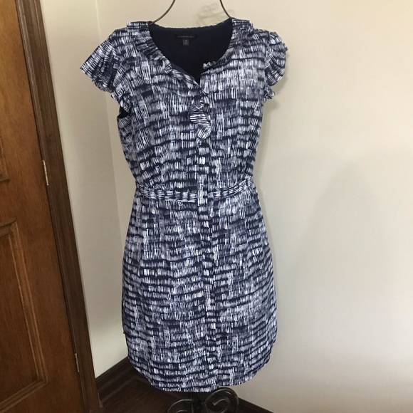 Banana Republic Blue patterned dress